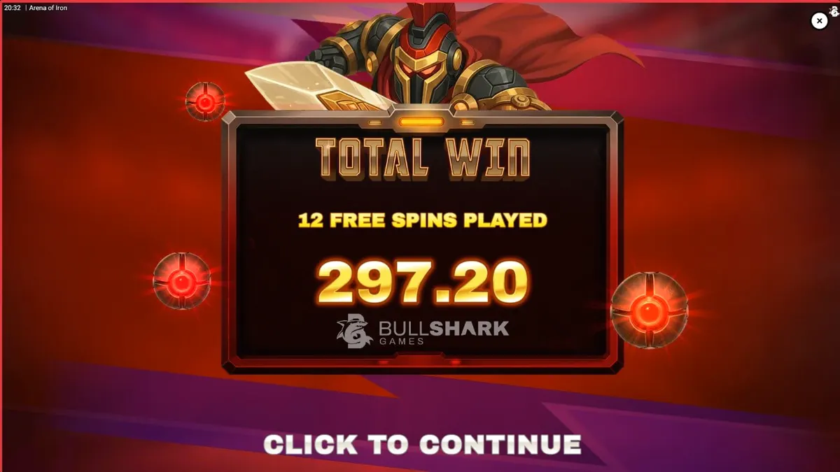 Tampilan visual futuristik dari slot Arena of Iron dengan robot gladiator dan elemen mekanis.